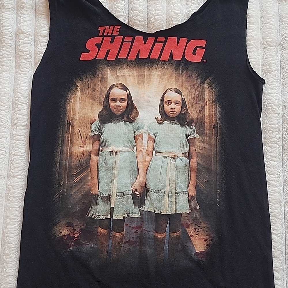 OOAK The Shining Twins Graphic Tank Top - Black